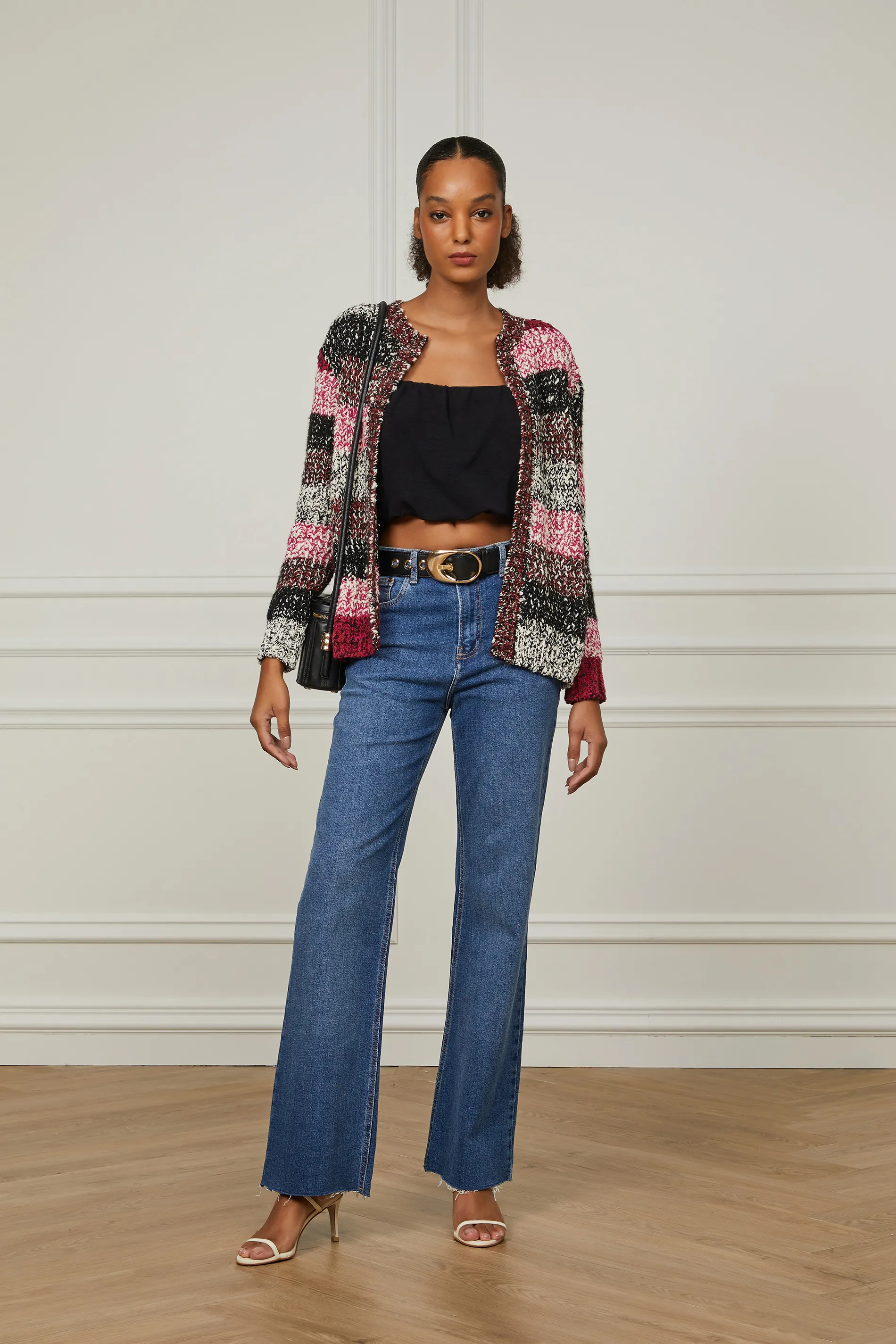 Blusa Top Texturizada Preta