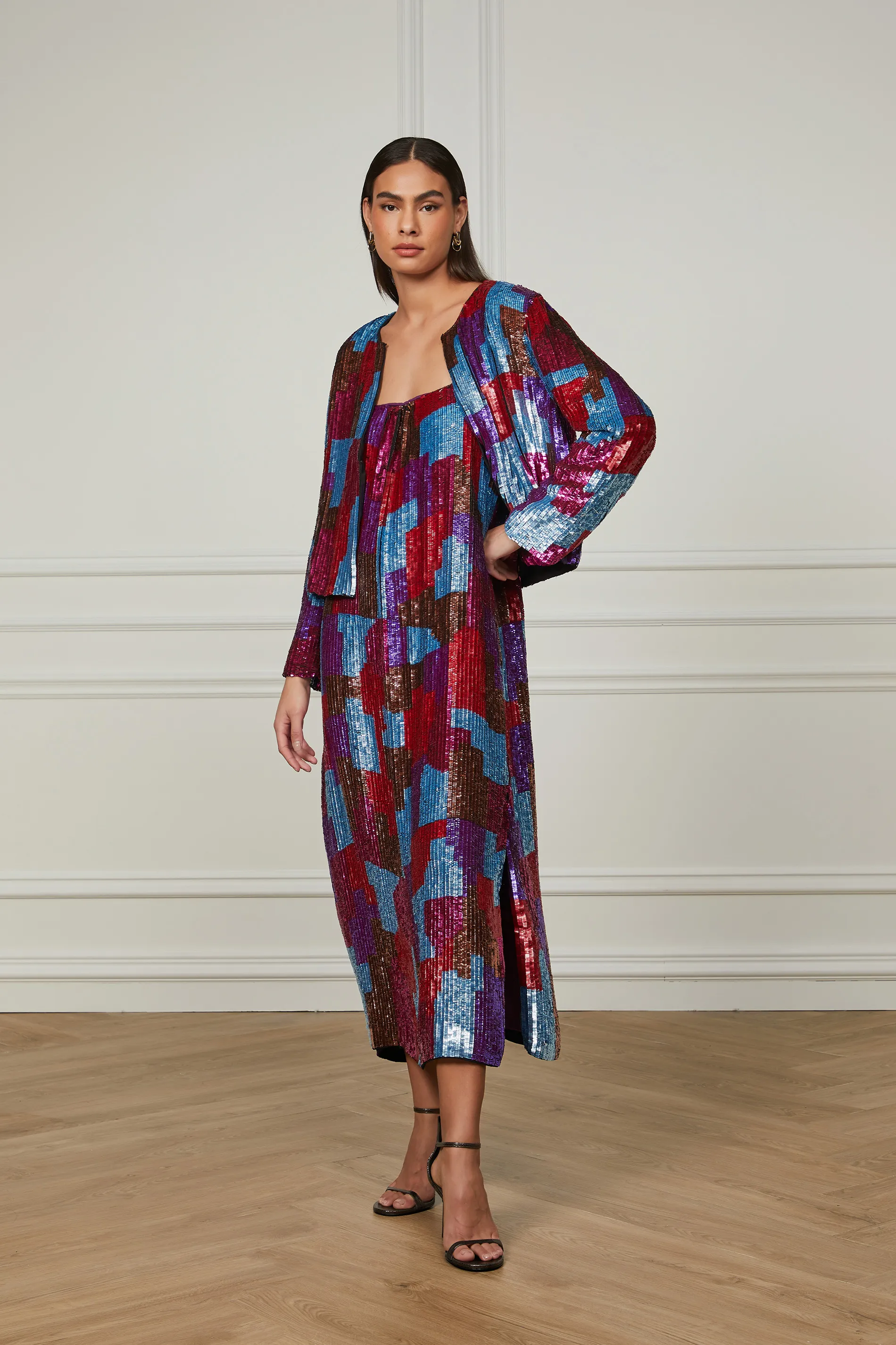 Casaqueto De Paetê Colorido