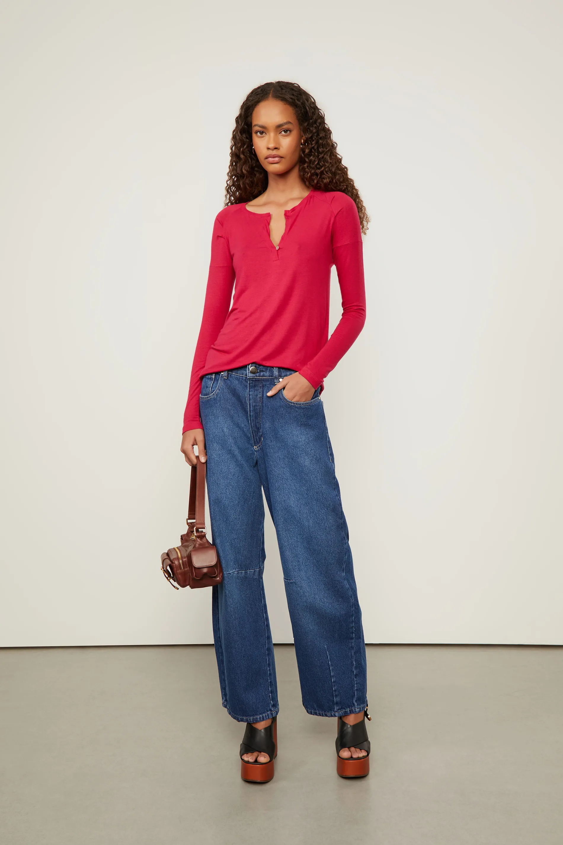 Blusa Manga Longa Raglan