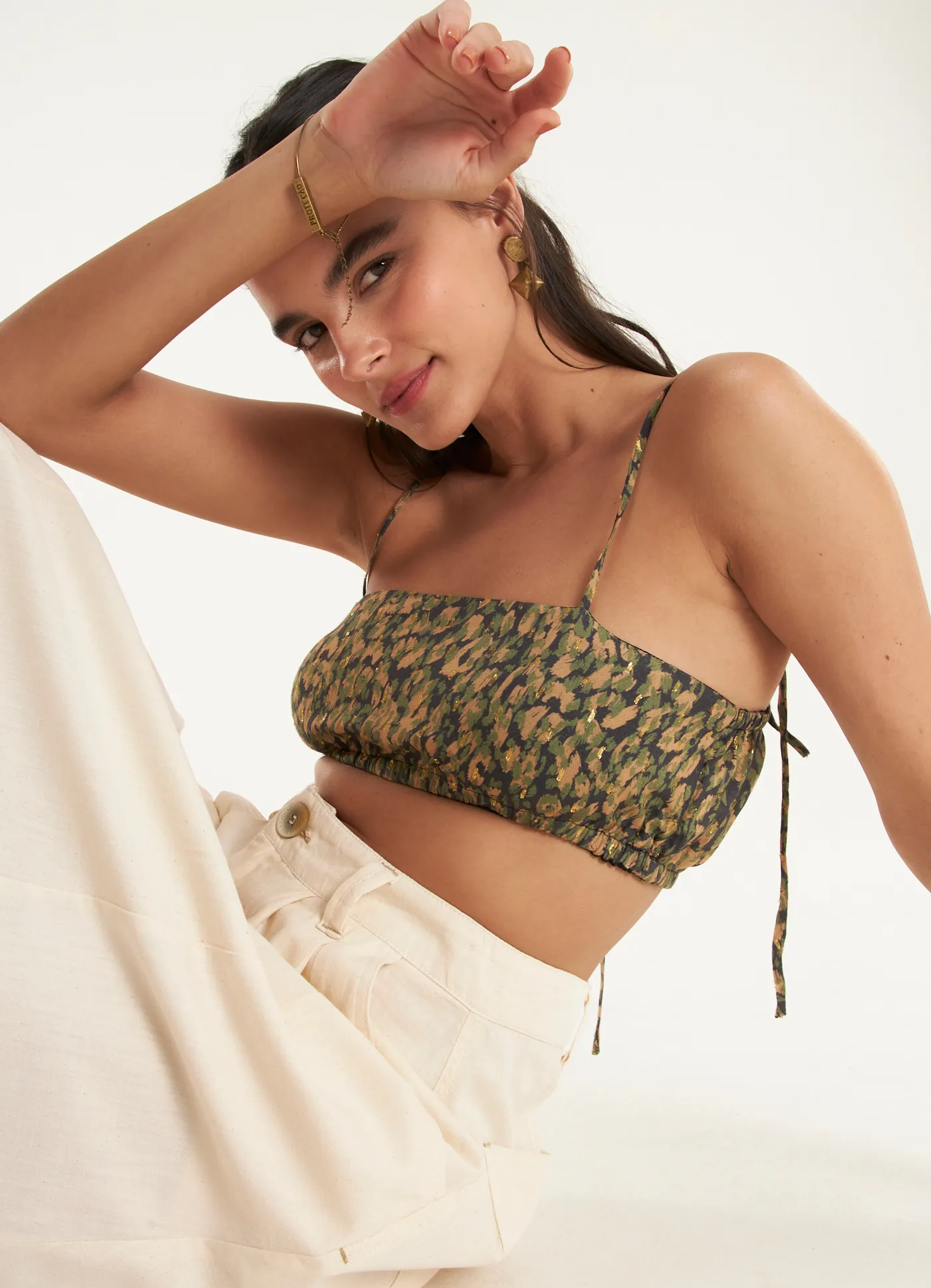 Top estampado animalia