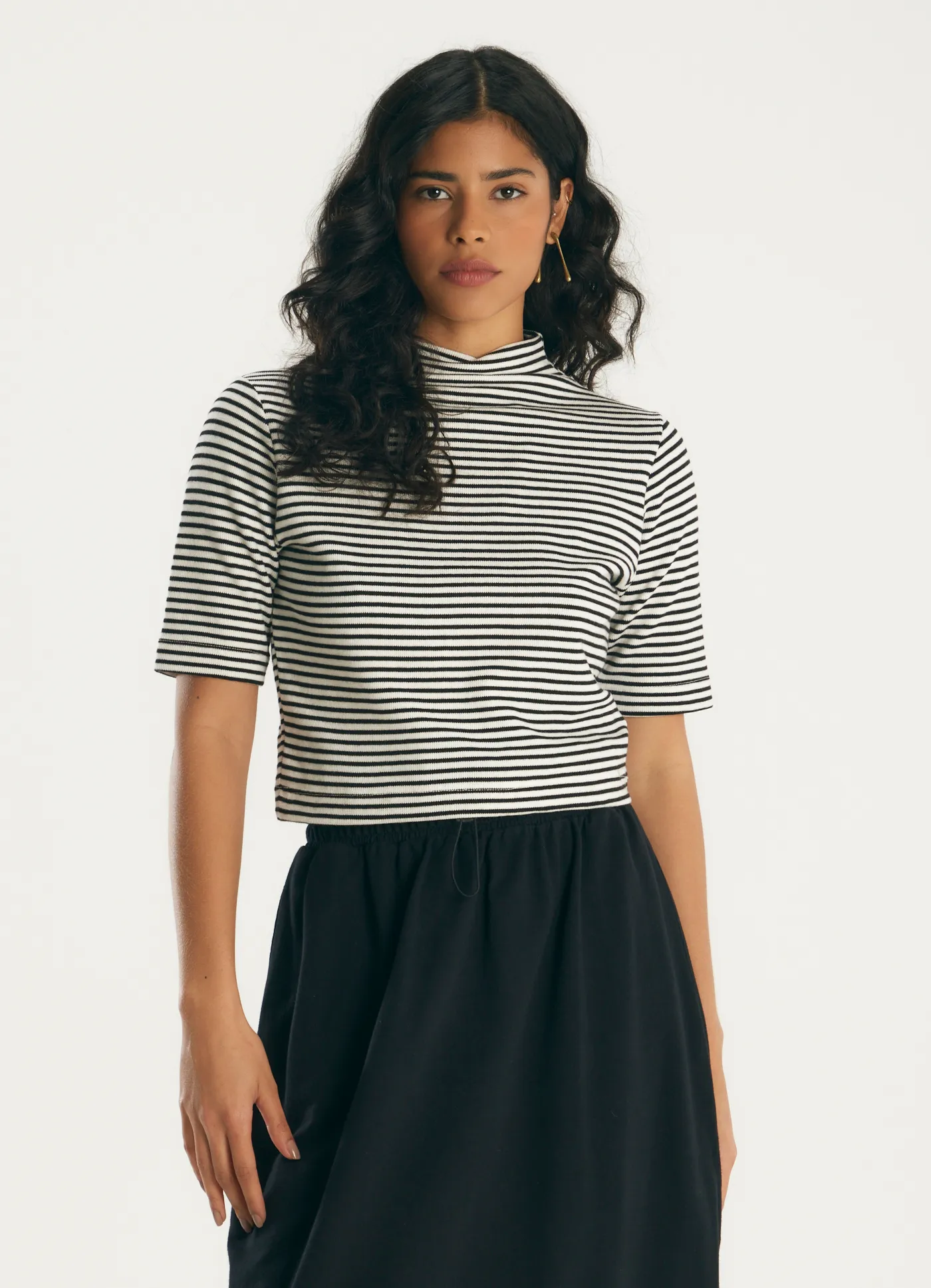 Blusa piquet listras