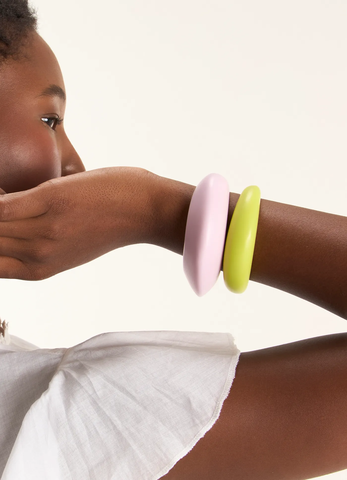 Kit braceletes resina croma