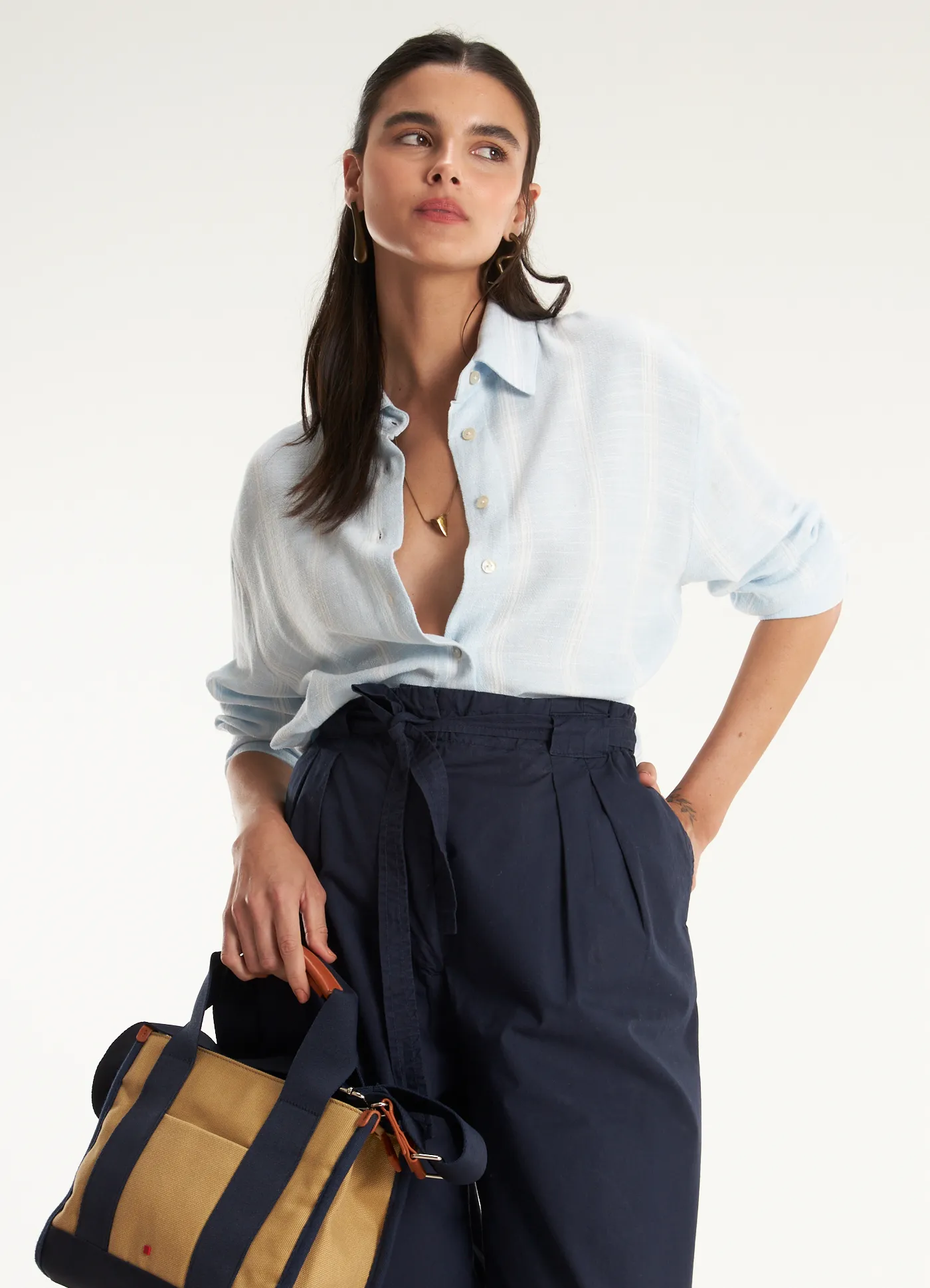 Camisa listra linho summer