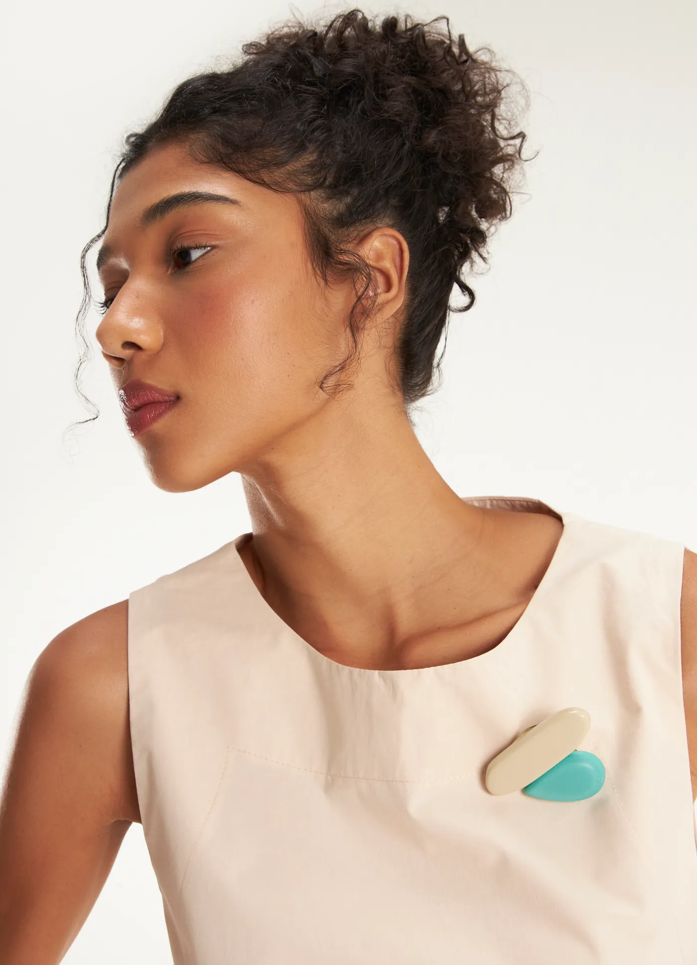 Broche resina oásis