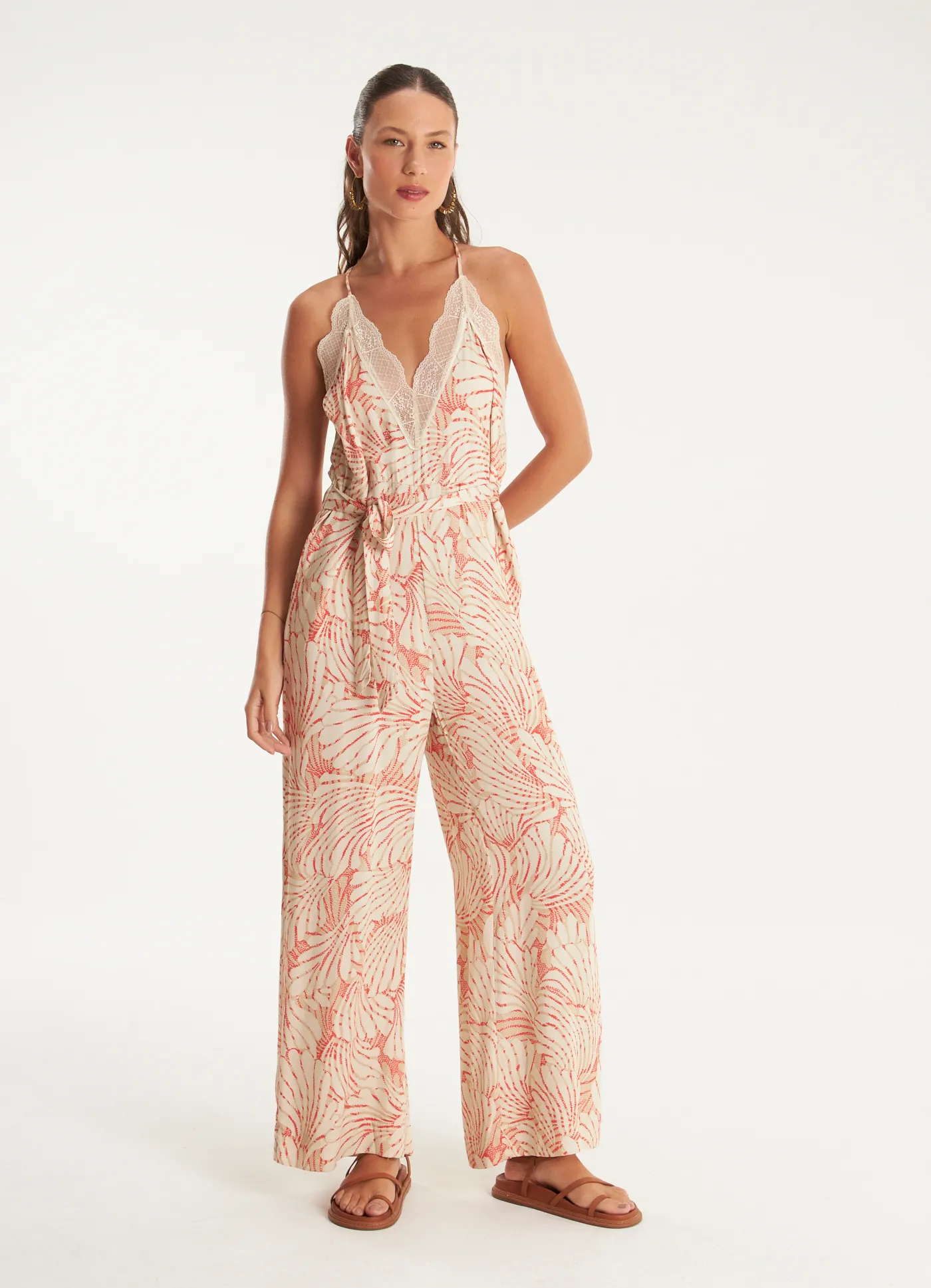 Macacão estampado brumas