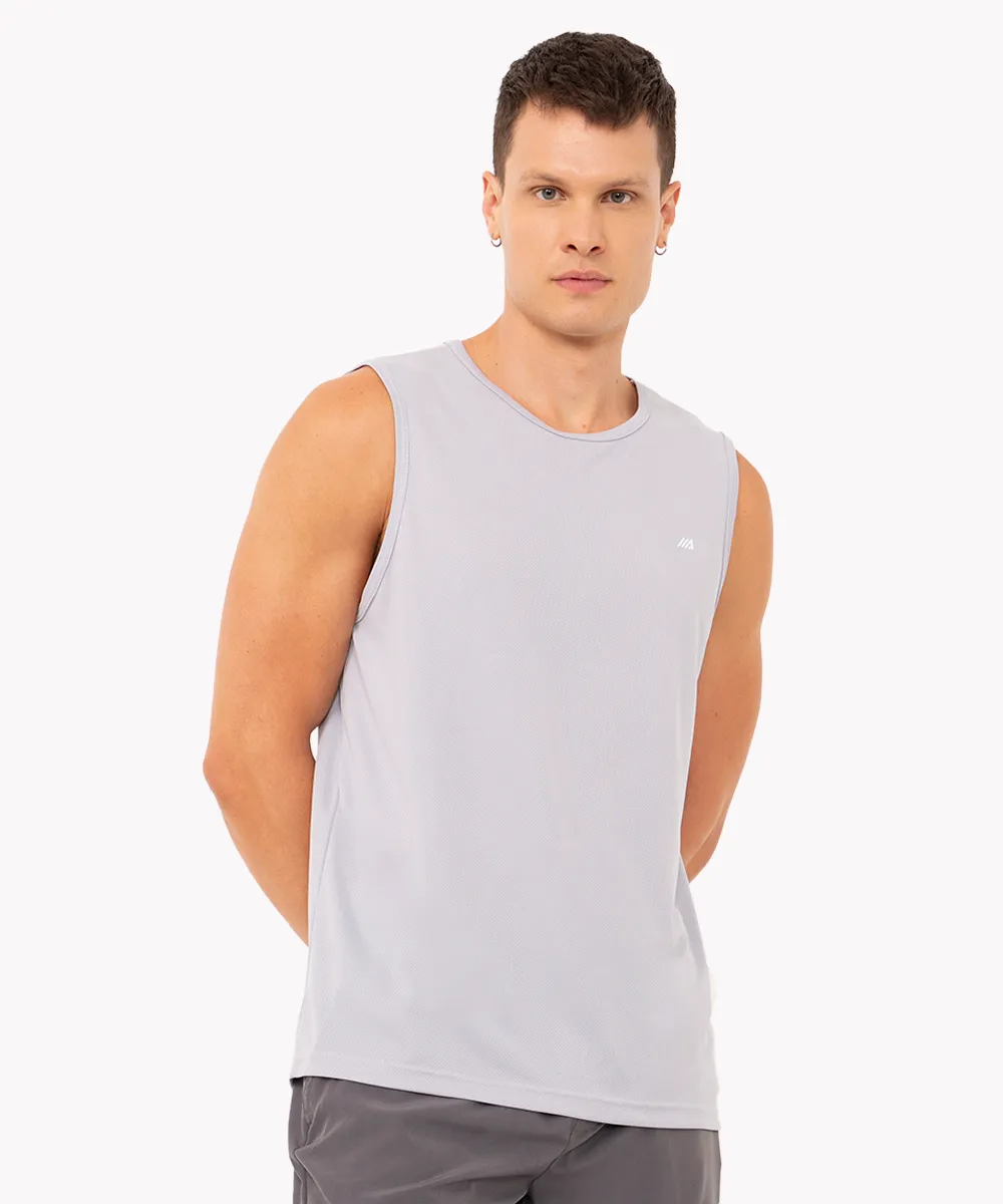 regata machão trainning esportiva ace cinza claro
