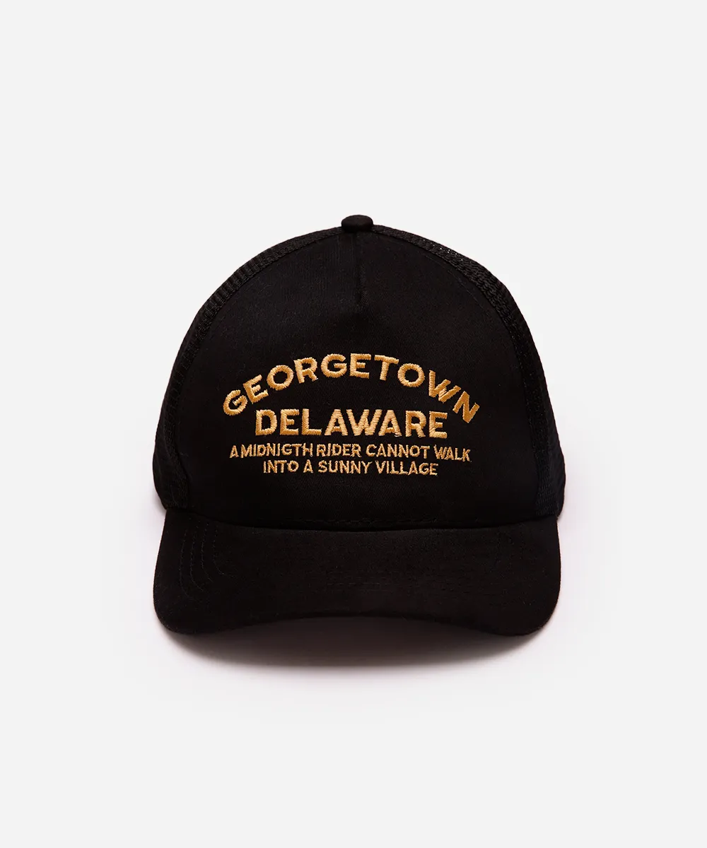 boné de sarja aba curva georgetown preto