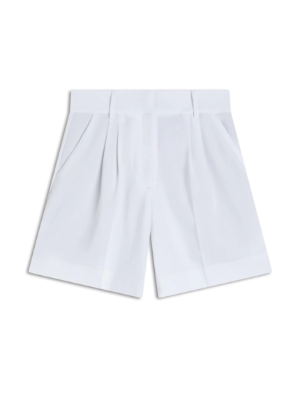 Short Tailoring Pleats Off White
