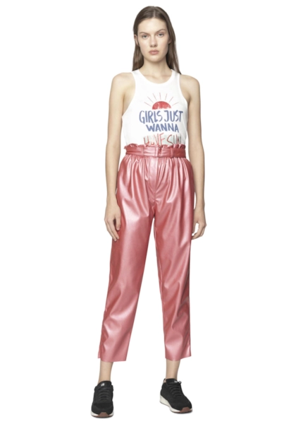 Calça Metálica Sport 2nd Floor Coral