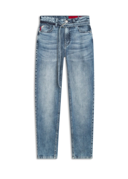 Calça Jeans Deep Blue Mom 1606-Lav.Medio C/ Used