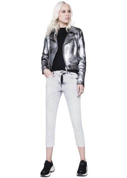 Calça Color Denim Ii (Rihanna) Ting c Reservas Cinza Claro