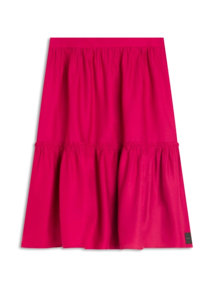 Saia Visco Twill Midi Magenta