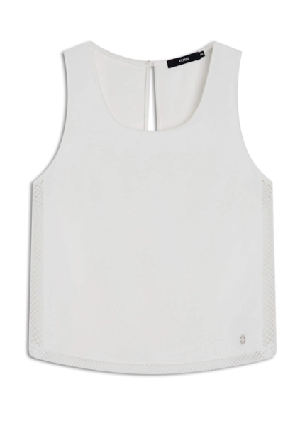 Blusa Mesh Sleeveless Branco