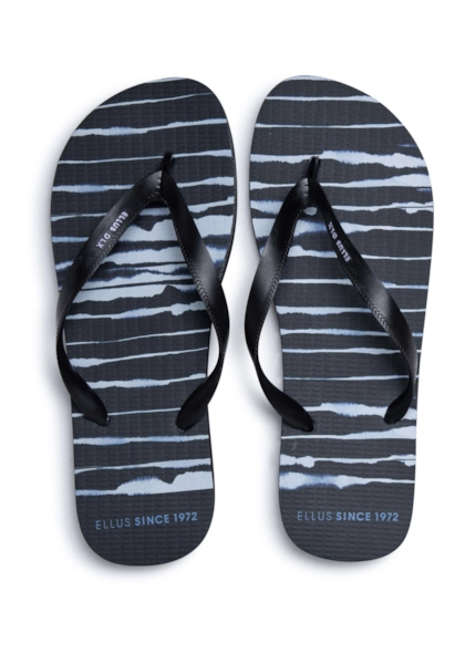 Chinelo Ellus Mykonos Base Preta / Tira Preta