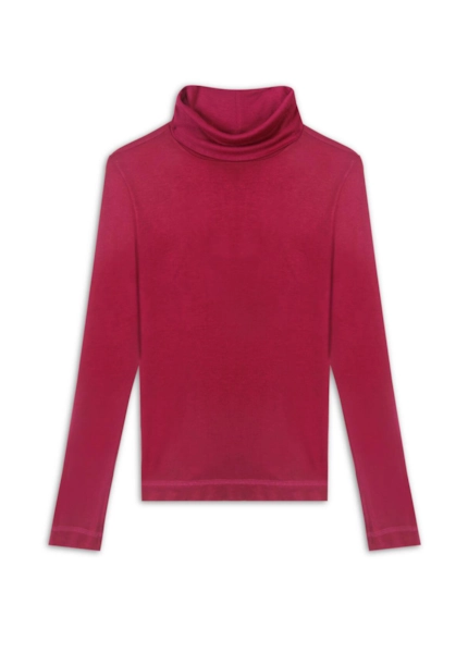 Blusa Rib Overdye Baby Look Violeta