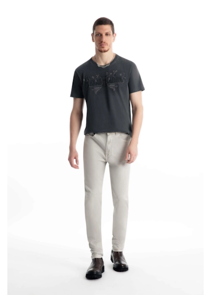 Calça Sarja Rain Slim Silver