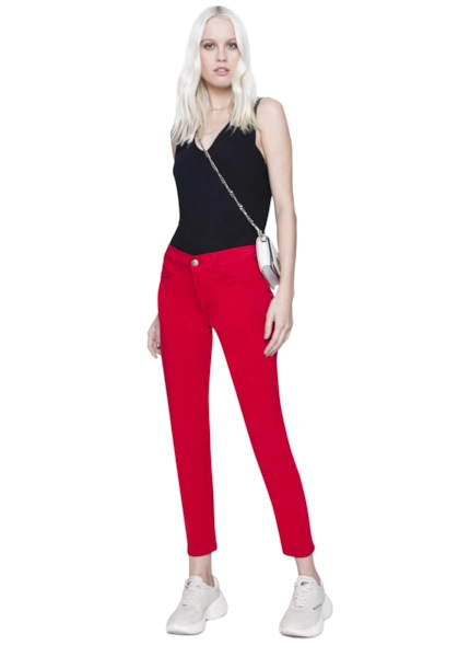 Calça Classic Skinny Techno Touch Vermelho