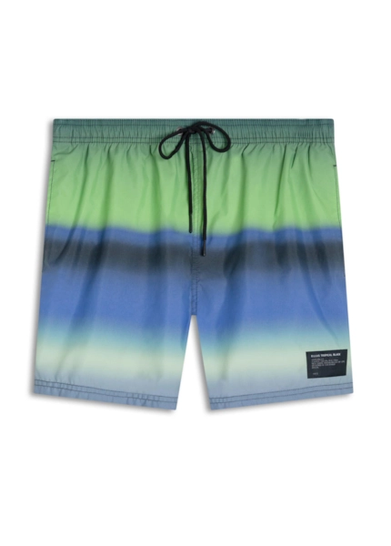 Bermuda Nylon Beach Trucker Grandient Azul