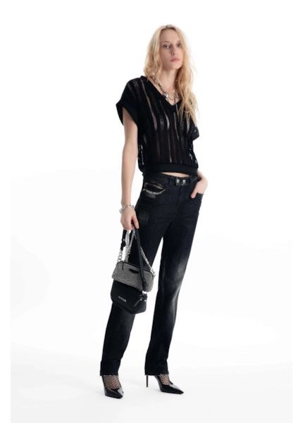 Calça Ocean Elastic Slim 2000-Lav.Black  C/ Resina