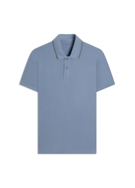 Polo Piquet Washed Ellus Orig Classic Azul Pervante