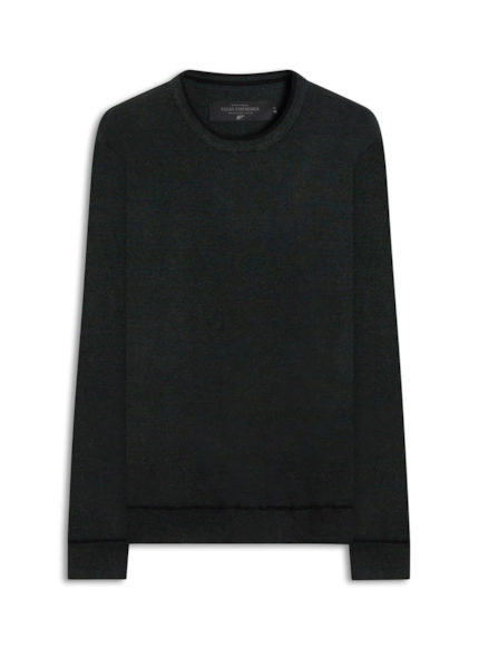 Techno Polo Sweater  Verde Escuro Mescla