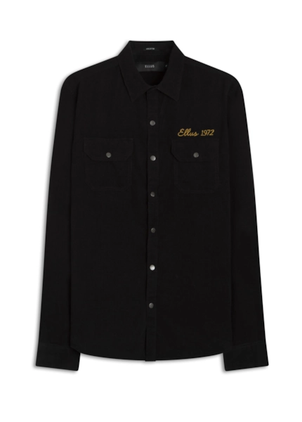 Camisa Light Corduroy Two Pockets Clas Fren Preto