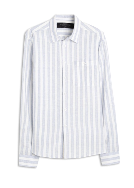 Linen Blend Muniz Classic New Ita Pkt Royal