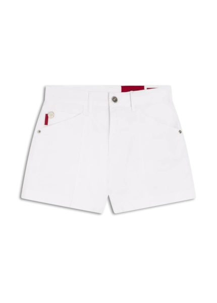 Bermuda Color x Fit Ii (Boyish) Recorte Branco