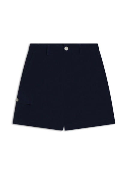 Short Crepe Way  Skate Dark Navy