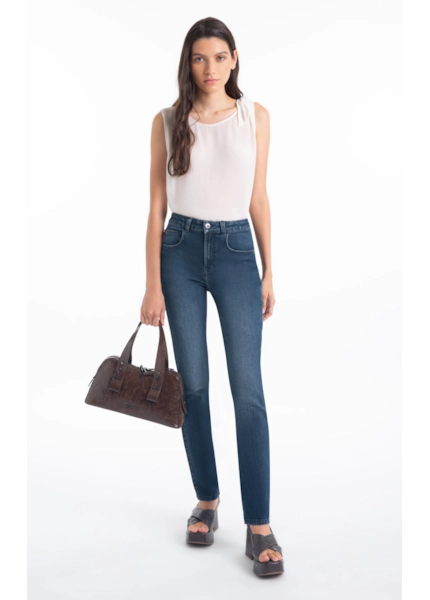 Dark Forest Elastic Gisele Slim Filigr 1981 Lav. Escuro C/ Used