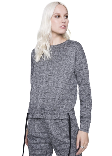 Moletom Jacquard Elegance Preto