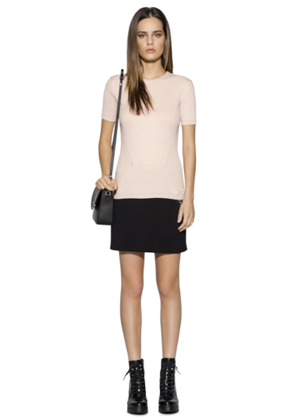 Tricot Viscose Basic Nude