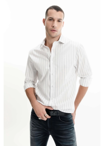 Camisa Tricoline Classic Anatomic Branco