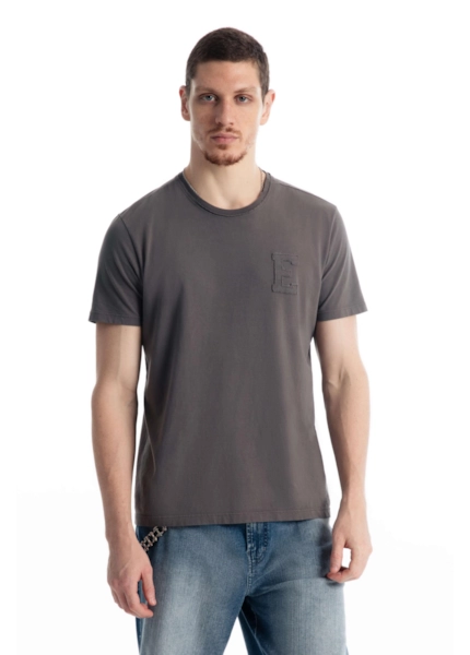 T-Shirt  Fine e Waffel Over Marrom