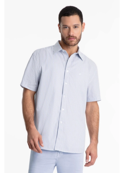 Camisa Tricoline Space Overshirt Marinho