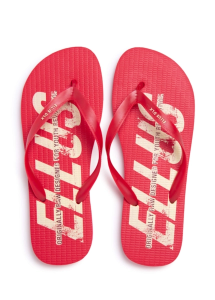 Chinelo Ellus Revolution Base Vermelha / Tira Vermelha