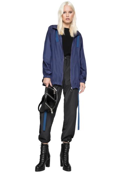 Jaqueta Nylon Sport Raglan Dark Navy