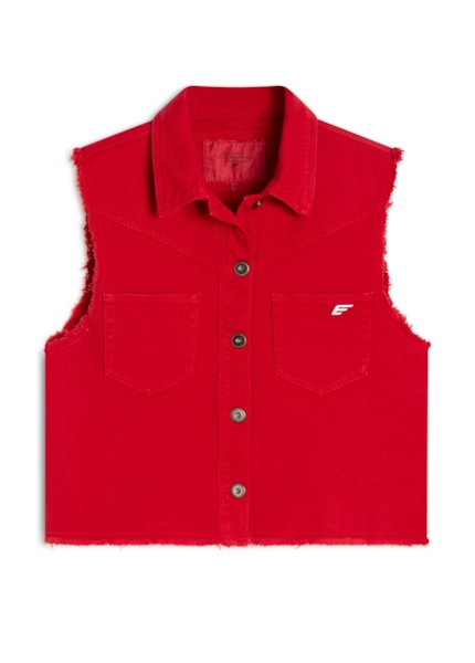 Colete Heavy Color Western Vermelho