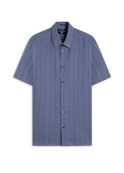 Camisa Linho Blend Muggia Retro Xang Marinho