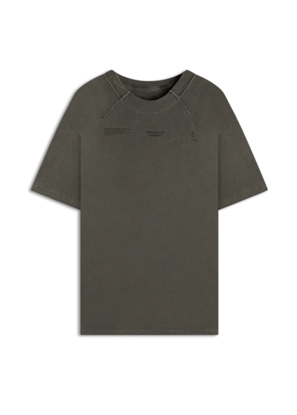 T-Shirt Washed Brutally Over Grafite