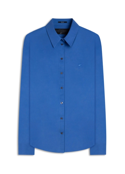 Camisa Linen Blend New Irish Azul Bic