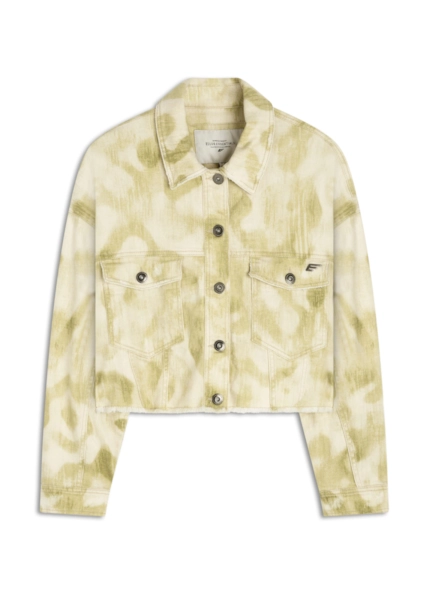 Jaqueta Raw Organic Oversized Cropped Lemon