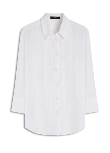 Camisa Voil Maquinetado Branco