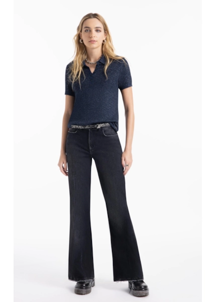 Polo Tricot Flamme Azul Jeans