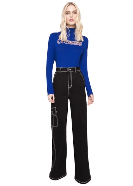 Blusa Outsiders Body 2nd Floor Azul Bic