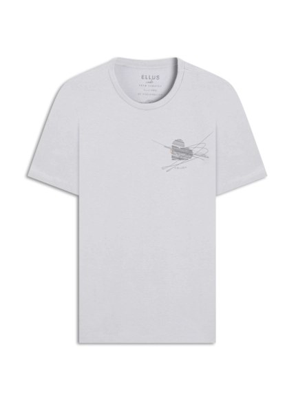 Cotton Fine Pinned Heart Classic Mc Prata