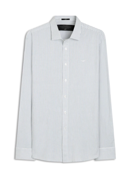 Camisa Tricoline Classic Anatomic Azul Bic