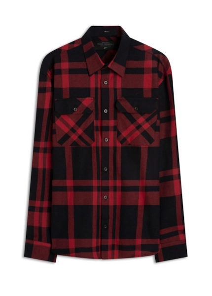 Camisa Xadrez Renoir Overshirt Irish Vermelho
