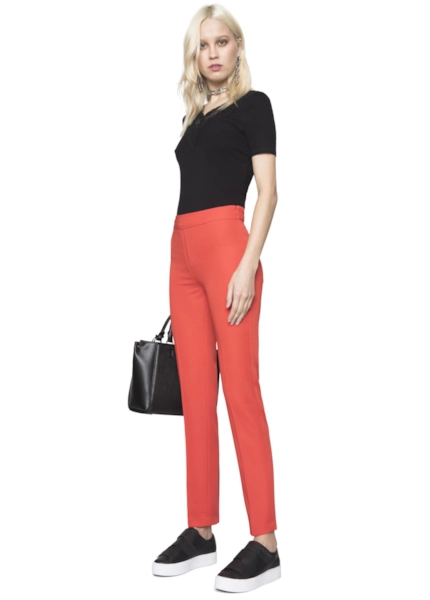 Calça Skinny Alfaiataria Dublin Coral