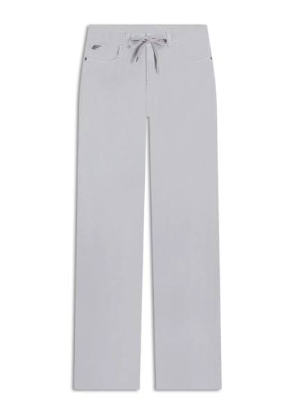 Calça Jogging Color Preppy Reta Et. Zetex Silver